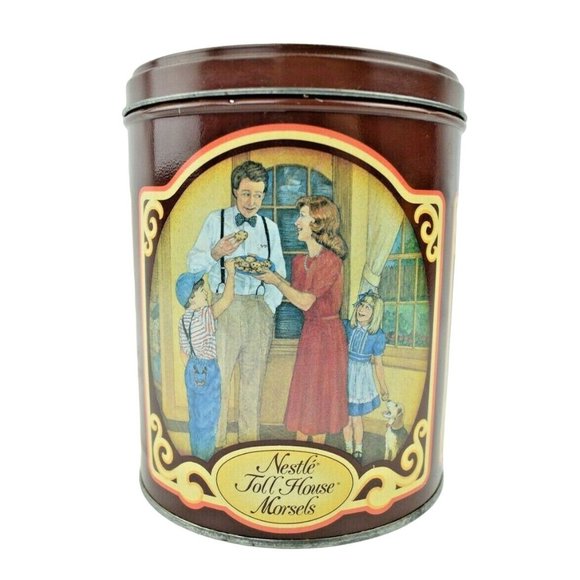 Nestle Toll House Morsels 50 Years of Memories Decorative Tin 1939 to 1989 - Picture 3 of 6